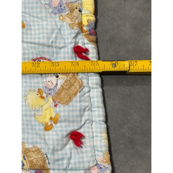 Suzy's Zoo, Baby Blanket, 46x35", Blue, Animals, Suzy Spafford, ~ 251016-WH 357 - Picture 5 of 5